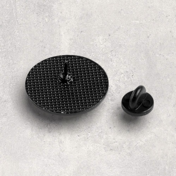 NEW Cat Yin Yang Enamel Pin Brooch - Picture 2 of 2